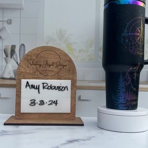 40 oz Engraved Tumbler Not All Who Wander Are Lost